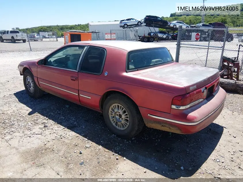 1997 Mercury Cougar Xr7 VIN: 1MELM62W9VH624005 Lot: 45078999