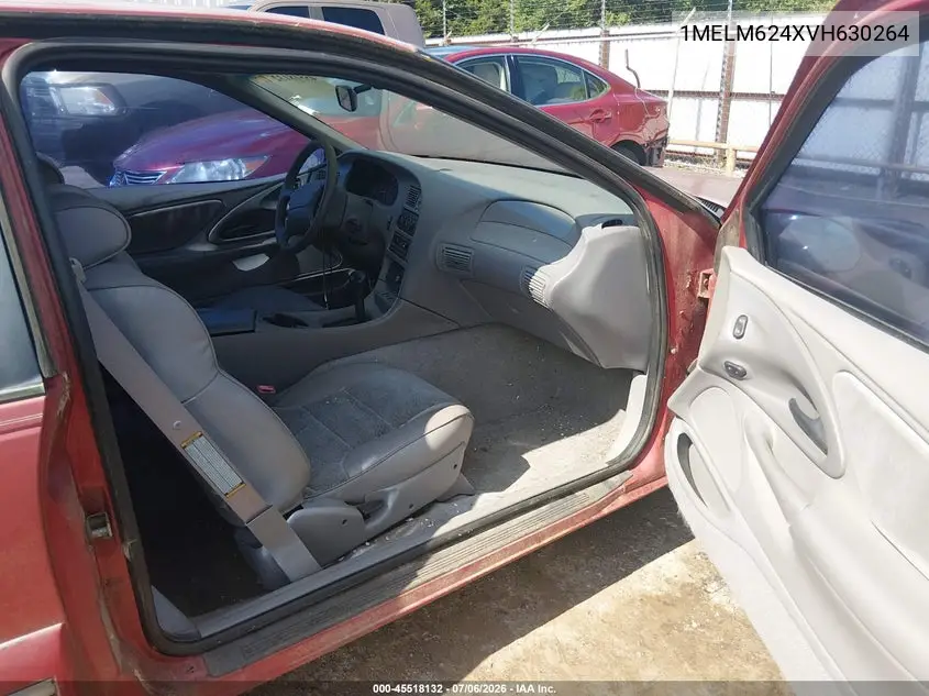 1997 Mercury Cougar Xr7 VIN: 1MELM624XVH630264 Lot: 45518132