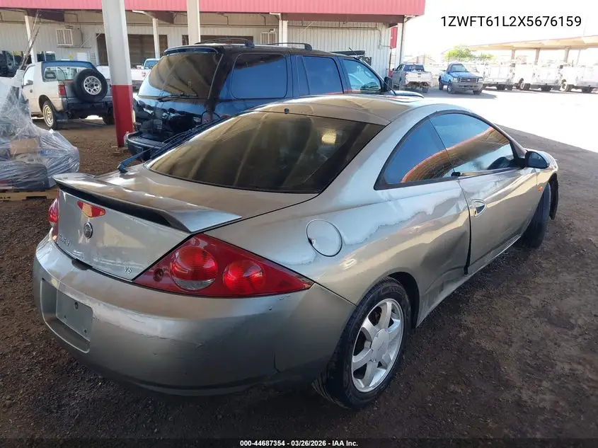 1999 Mercury Cougar V6 VIN: 1ZWFT61L2X5676159 Lot: 44687354