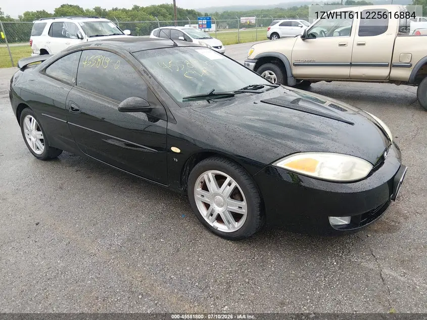 2002 Mercury Cougar V6 VIN: 1ZWHT61L225616884 Lot: 45581800