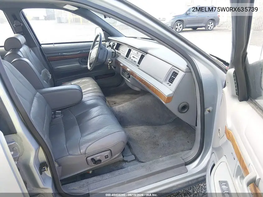 1994 Mercury Grand Marquis Ls VIN: 2MELM75W0RX635739 Lot: 45408280