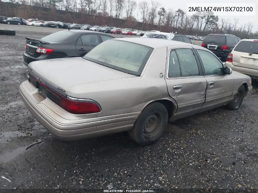 2MELM74W1SX702100 1995 Mercury Grand Marquis Gs