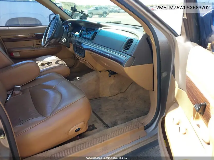 1995 Mercury Grand Marquis Ls VIN: 2MELM75W0SX683702 Lot: 45100809