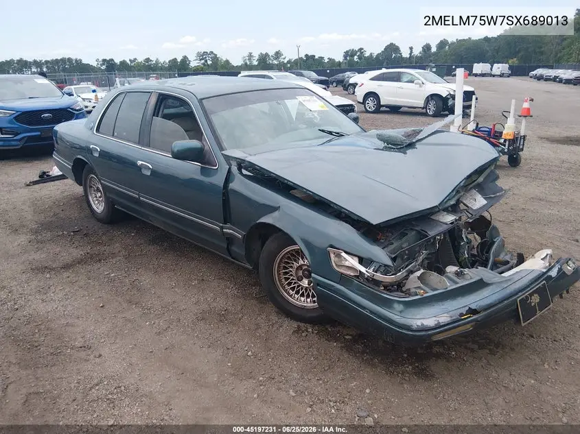 1995 Mercury Grand Marquis Ls VIN: 2MELM75W7SX689013 Lot: 45197231