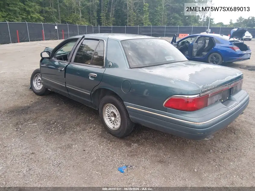 1995 Mercury Grand Marquis Ls VIN: 2MELM75W7SX689013 Lot: 45197231