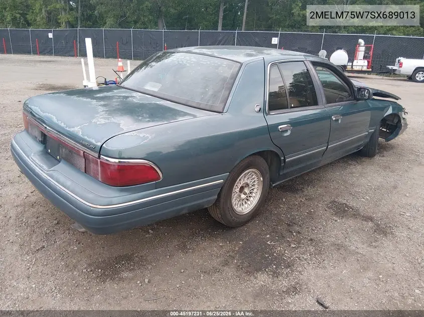 1995 Mercury Grand Marquis Ls VIN: 2MELM75W7SX689013 Lot: 45197231