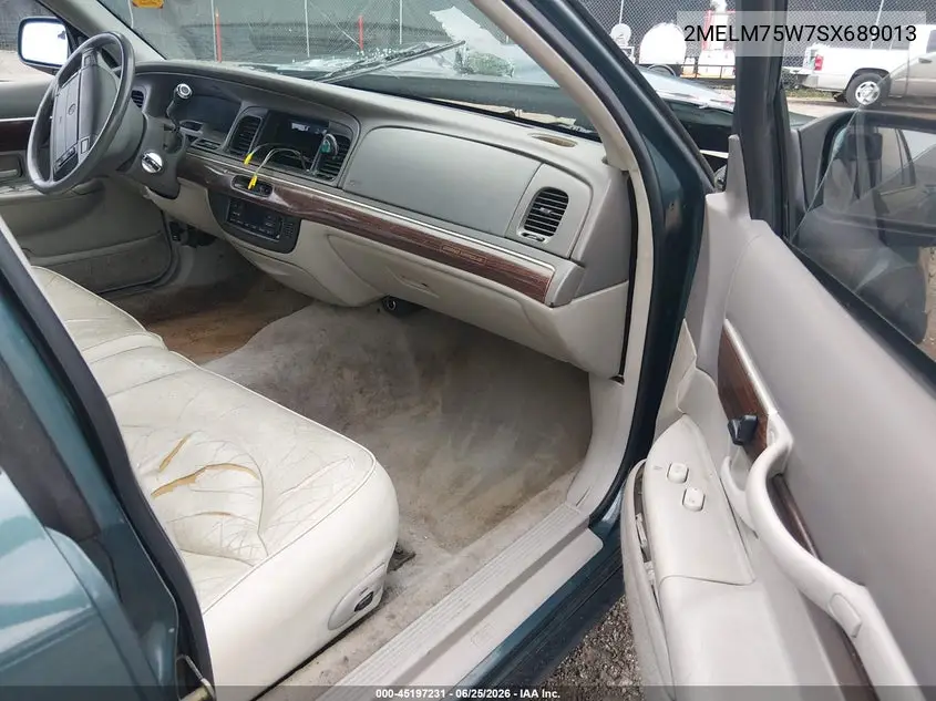 1995 Mercury Grand Marquis Ls VIN: 2MELM75W7SX689013 Lot: 45197231