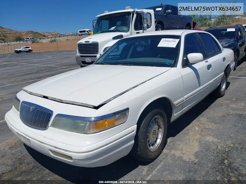1996 Mercury Grand Marquis Ls/Bayshore VIN: 2MELM75W0TX644657 Lot: 44866506