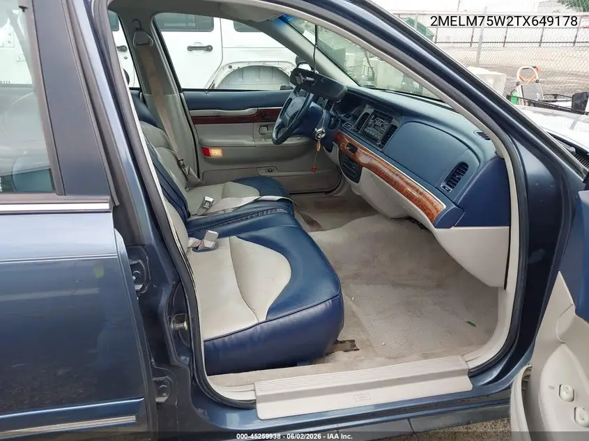 1996 Mercury Grand Marquis Ls/Bayshore VIN: 2MELM75W2TX649178 Lot: 45259938