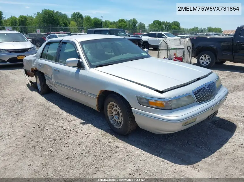 1997 Mercury Grand Marquis Ls VIN: 2MELM75W6VX731854 Lot: 45233308