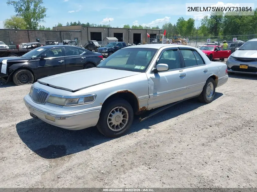 1997 Mercury Grand Marquis Ls VIN: 2MELM75W6VX731854 Lot: 45233308