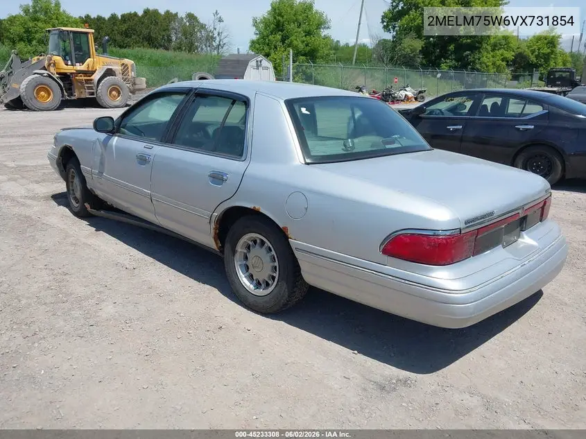 1997 Mercury Grand Marquis Ls VIN: 2MELM75W6VX731854 Lot: 45233308