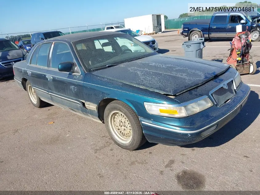 1997 Mercury Grand Marquis Ls VIN: 2MELM75W6VX704881 Lot: 45591447
