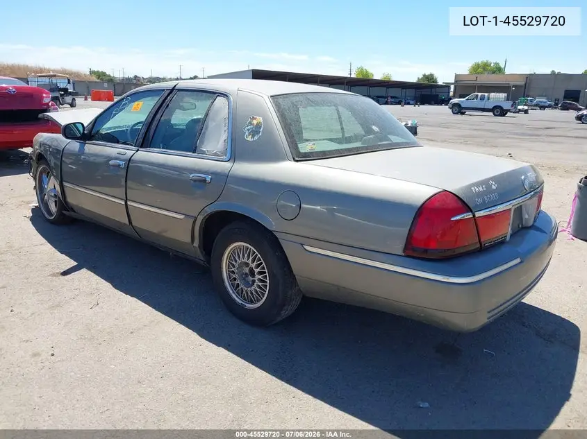 1998 Mercury Grand Marquis VIN: 2MEFM75W5WX671547 Lot: 45529720