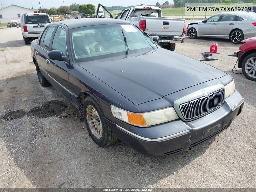 1999 Mercury Grand Marquis Ls VIN: 2MEFM75W7XX659739 Lot: 45312100