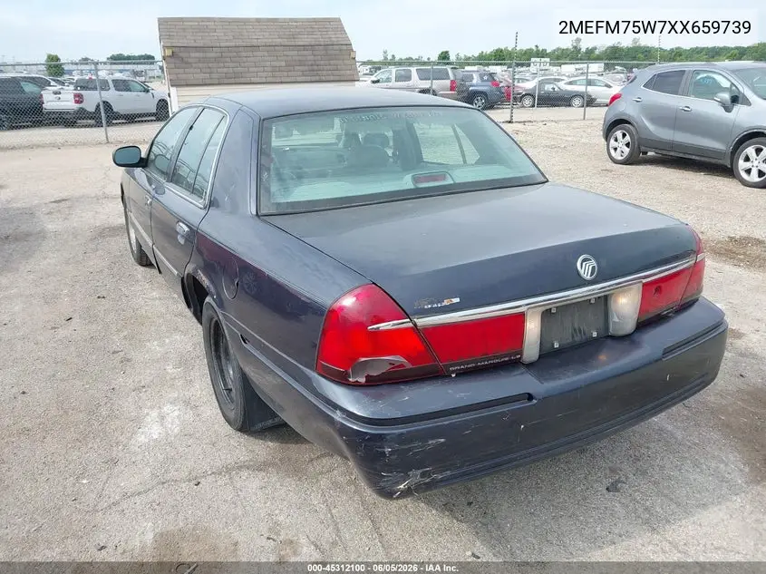 1999 Mercury Grand Marquis Ls VIN: 2MEFM75W7XX659739 Lot: 45312100