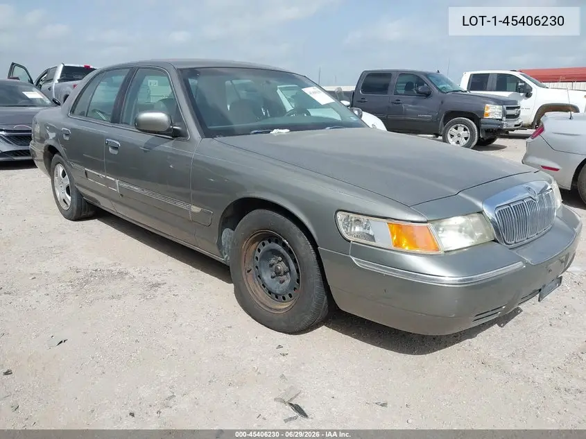 2000 Mercury Grand Marquis Gs VIN: 2MEFM74W7YX636626 Lot: 45406230
