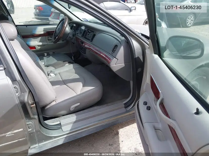 2000 Mercury Grand Marquis Gs VIN: 2MEFM74W7YX636626 Lot: 45406230