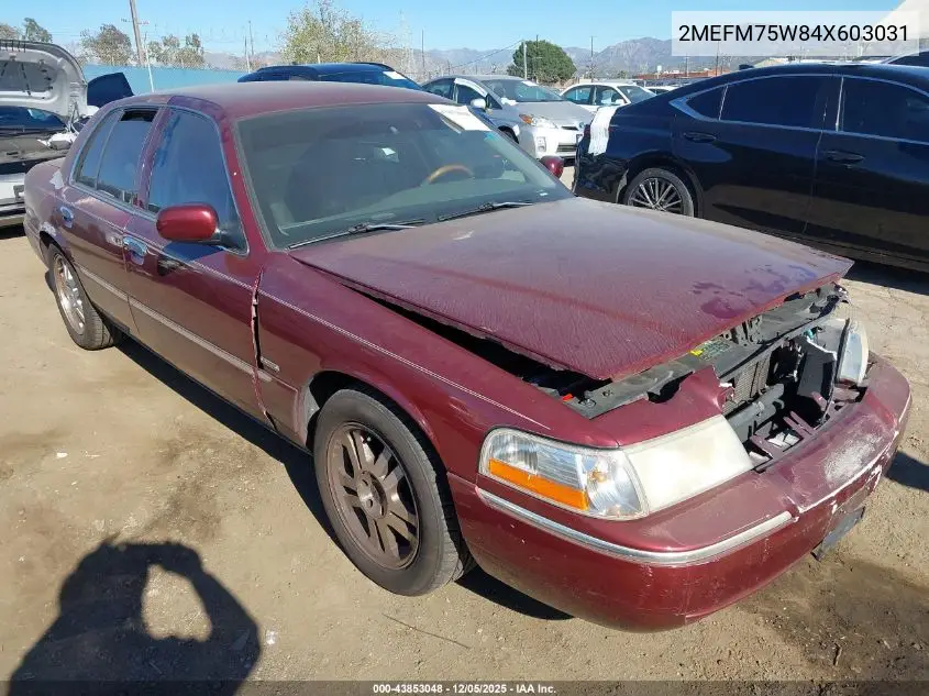 2MEFM75W84X603031 2004 Mercury Grand Marquis Ls