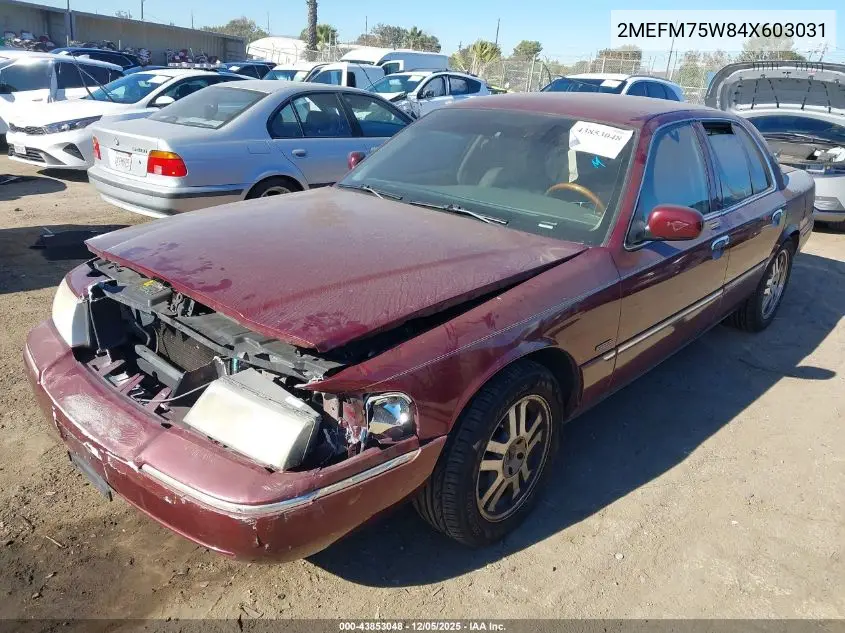 2MEFM75W84X603031 2004 Mercury Grand Marquis Ls