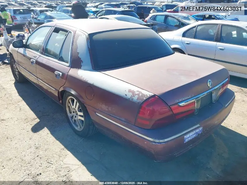 2MEFM75W84X603031 2004 Mercury Grand Marquis Ls
