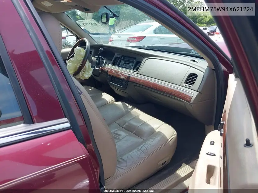 2004 Mercury Grand Marquis Ls VIN: 2MEHM75W94X621224 Lot: 45423071