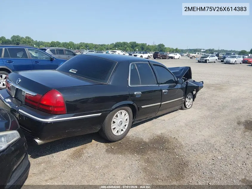 2004 Mercury Grand Marquis Gs VIN: 2MEFM74W74X665652 Lot: 45494240