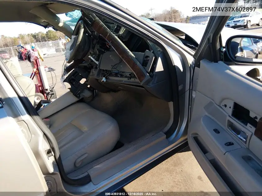 2MEFM74V37X602897 2007 Mercury Grand Marquis Gs