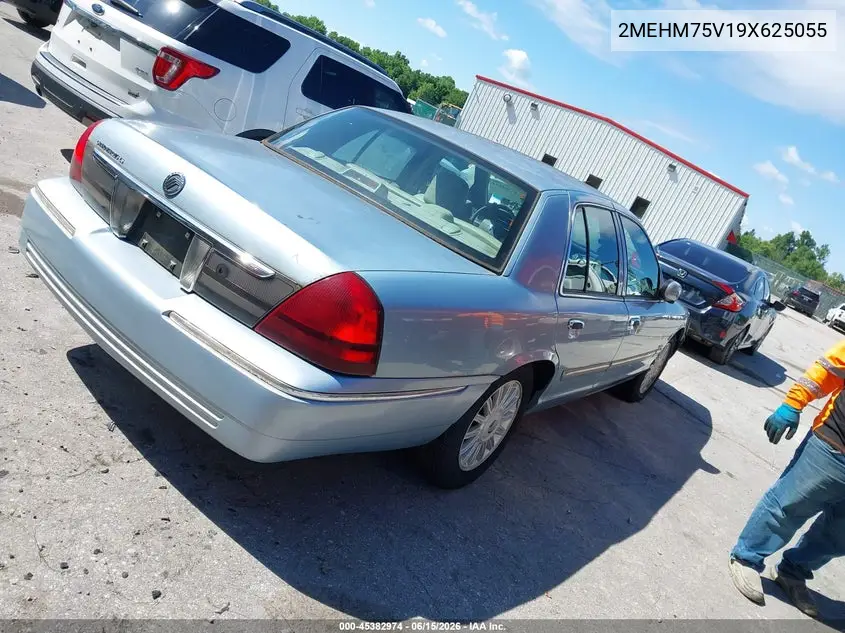 2009 Mercury Grand Marquis Ls (Fleet Only) VIN: 2MEHM75V19X625055 Lot: 45382974