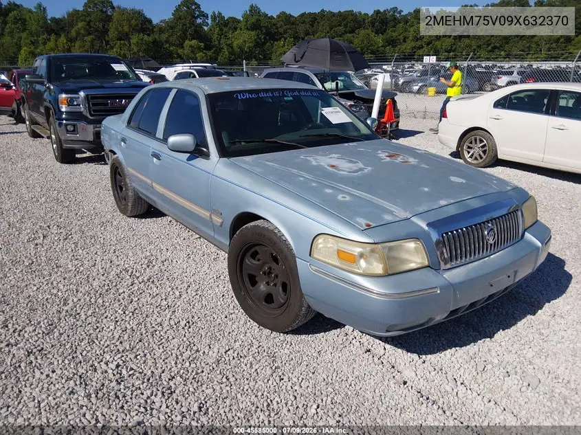 2009 Mercury Grand Marquis Ls (Fleet Only) VIN: 2MEHM75V09X632370 Lot: 45585000
