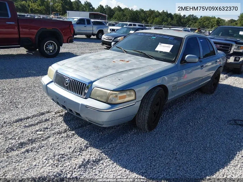 2009 Mercury Grand Marquis Ls (Fleet Only) VIN: 2MEHM75V09X632370 Lot: 45585000