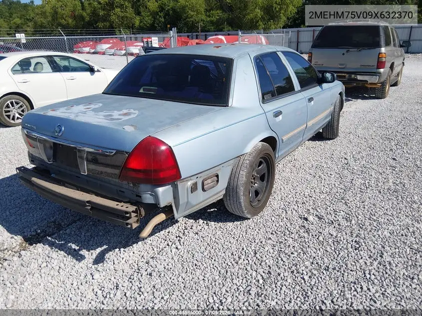2009 Mercury Grand Marquis Ls (Fleet Only) VIN: 2MEHM75V09X632370 Lot: 45585000