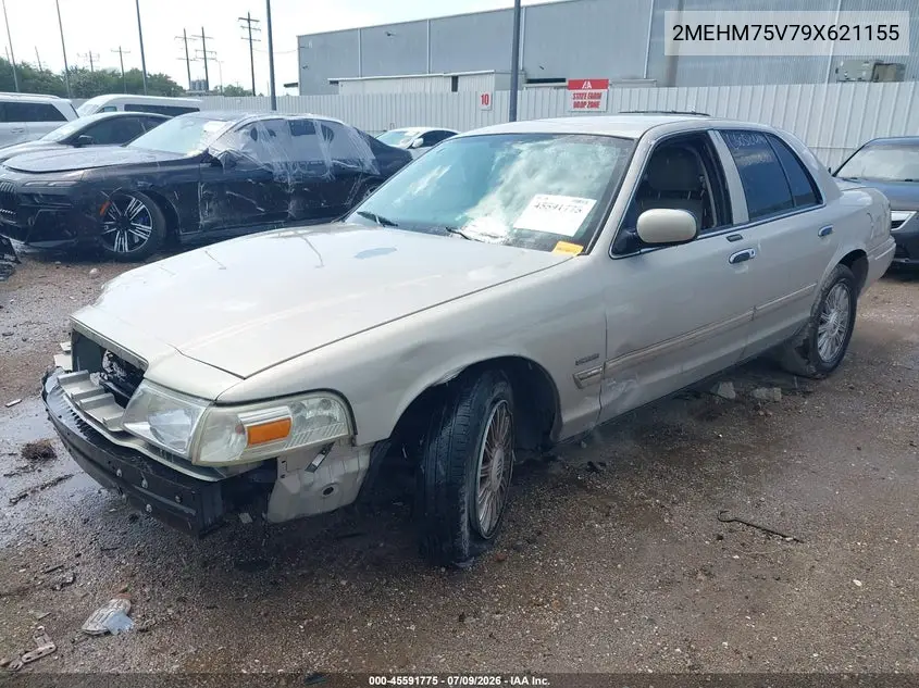 2009 Mercury Grand Marquis Ls (Fleet Only) VIN: 2MEHM75V79X621155 Lot: 45591775