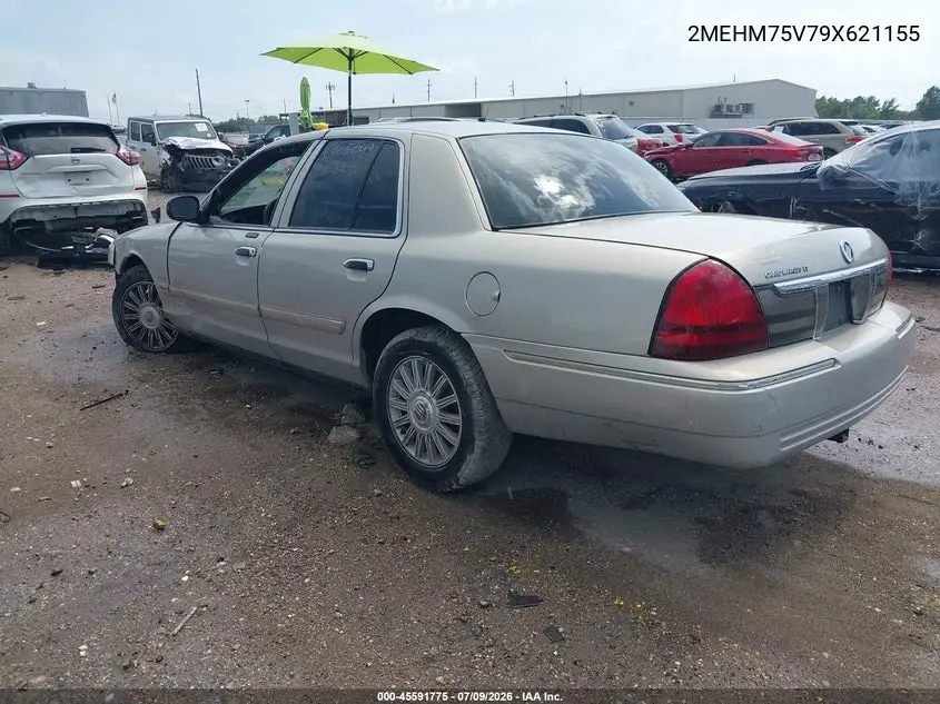 2009 Mercury Grand Marquis Ls (Fleet Only) VIN: 2MEHM75V79X621155 Lot: 45591775