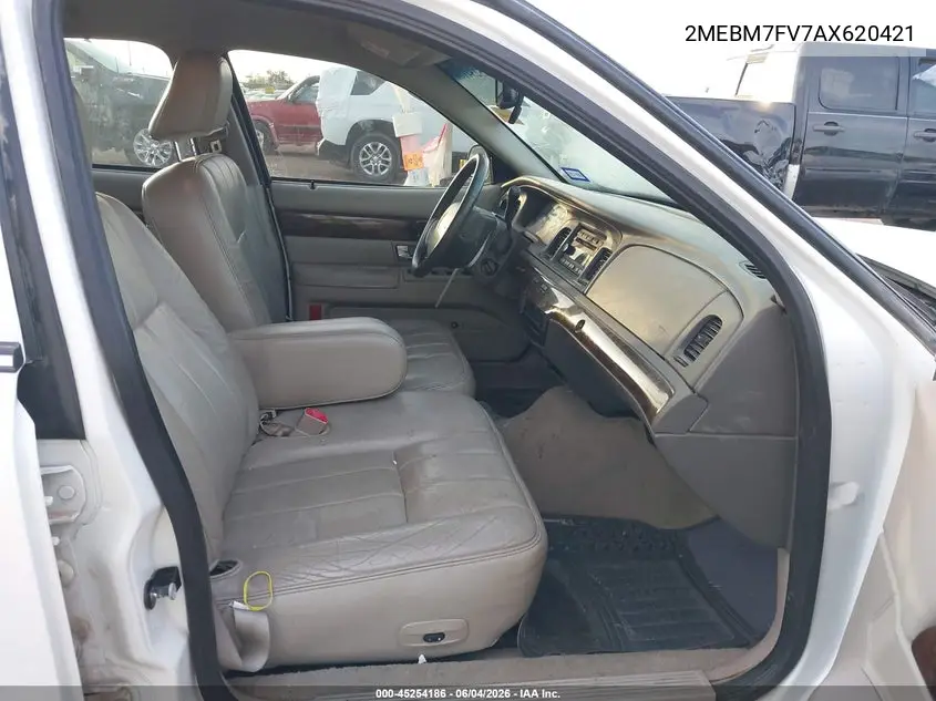 2010 Mercury Grand Marquis Ls (Fleet Only) VIN: 2MEBM7FV7AX620421 Lot: 45254186
