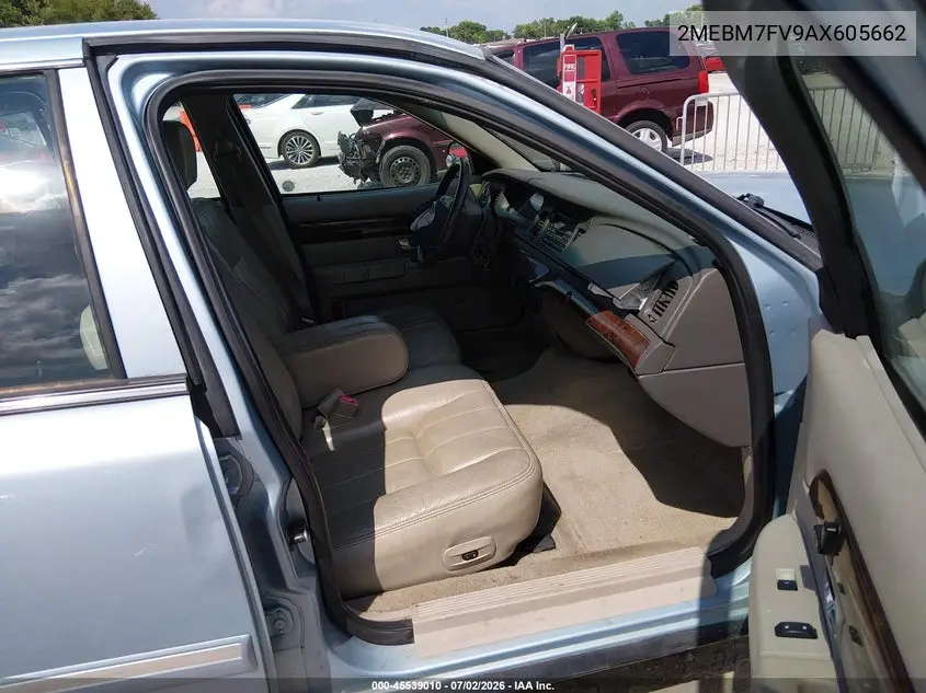 2010 Mercury Grand Marquis Ls (Fleet Only) VIN: 2MEBM7FV9AX605662 Lot: 45539010
