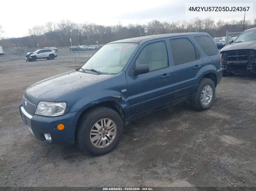 2005 Mercury Mariner Convenience VIN: 4M2YU57Z05DJ24367 Lot: 44688483