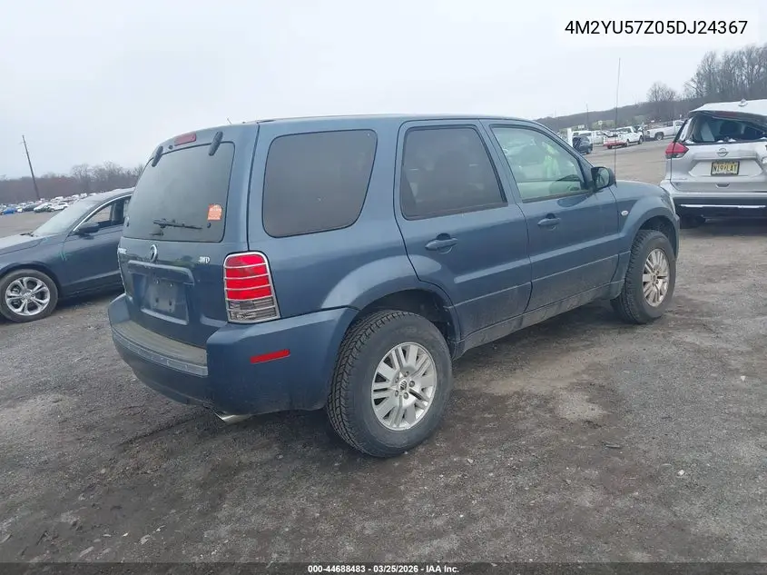 2005 Mercury Mariner Convenience VIN: 4M2YU57Z05DJ24367 Lot: 44688483
