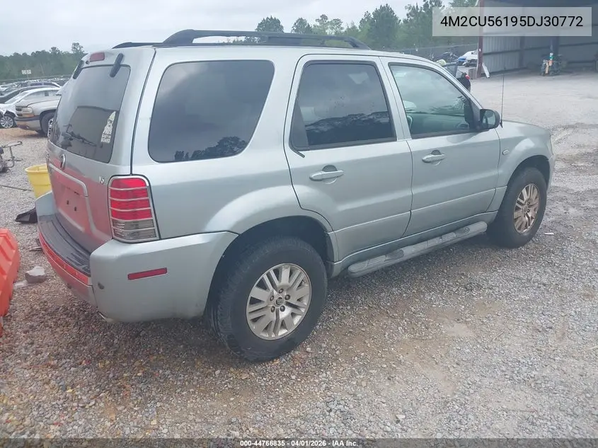 2005 Mercury Mariner Luxury/Premier VIN: 4M2CU56195DJ30772 Lot: 44766835