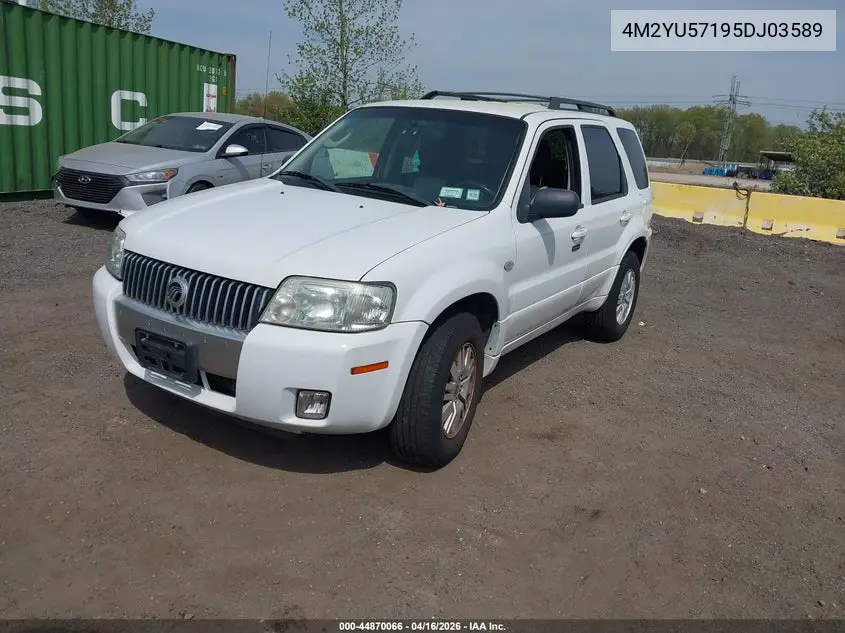 2005 Mercury Mariner Luxury/Premier VIN: 4M2YU57195DJ03589 Lot: 44870066