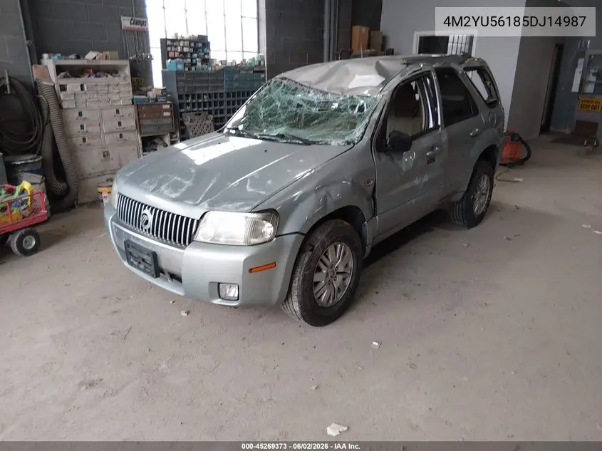 2005 Mercury Mariner Luxury/Premier VIN: 4M2YU56185DJ14987 Lot: 45269373