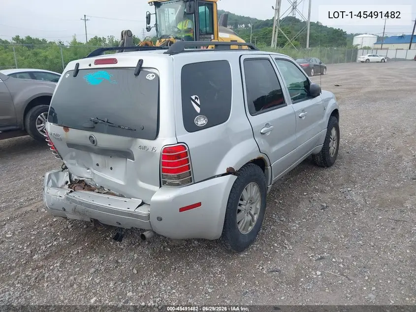 2005 Mercury Mariner VIN: 4M2YU57115DJ17597 Lot: 45491482