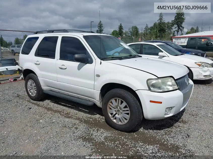 2005 Mercury Mariner Luxury/Premier VIN: 4M2YU56175DJ09666 Lot: 45532836
