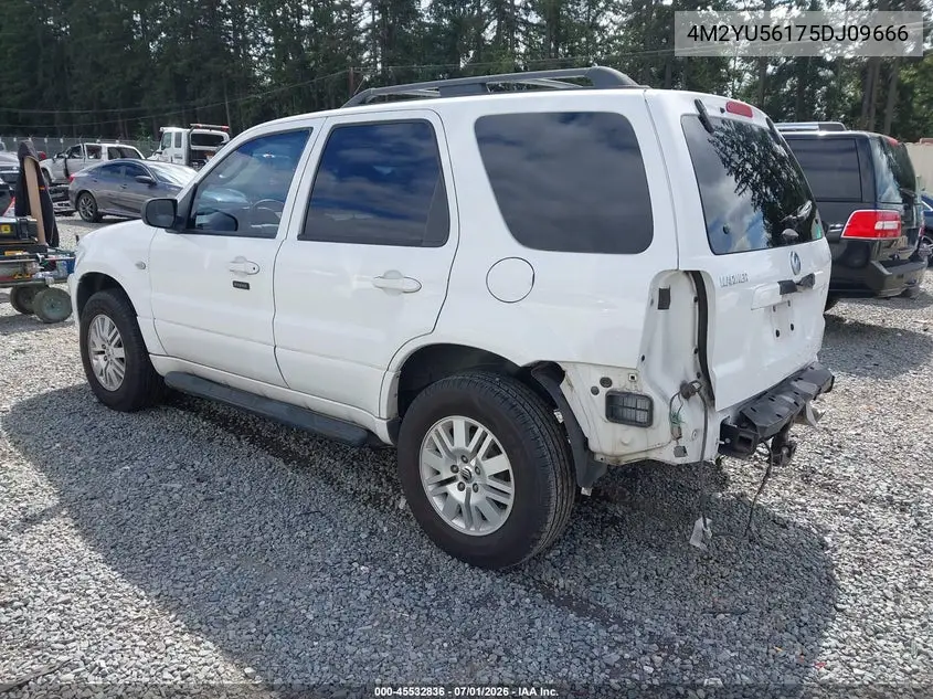 2005 Mercury Mariner Luxury/Premier VIN: 4M2YU56175DJ09666 Lot: 45532836