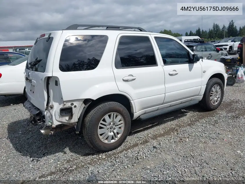 2005 Mercury Mariner Luxury/Premier VIN: 4M2YU56175DJ09666 Lot: 45532836