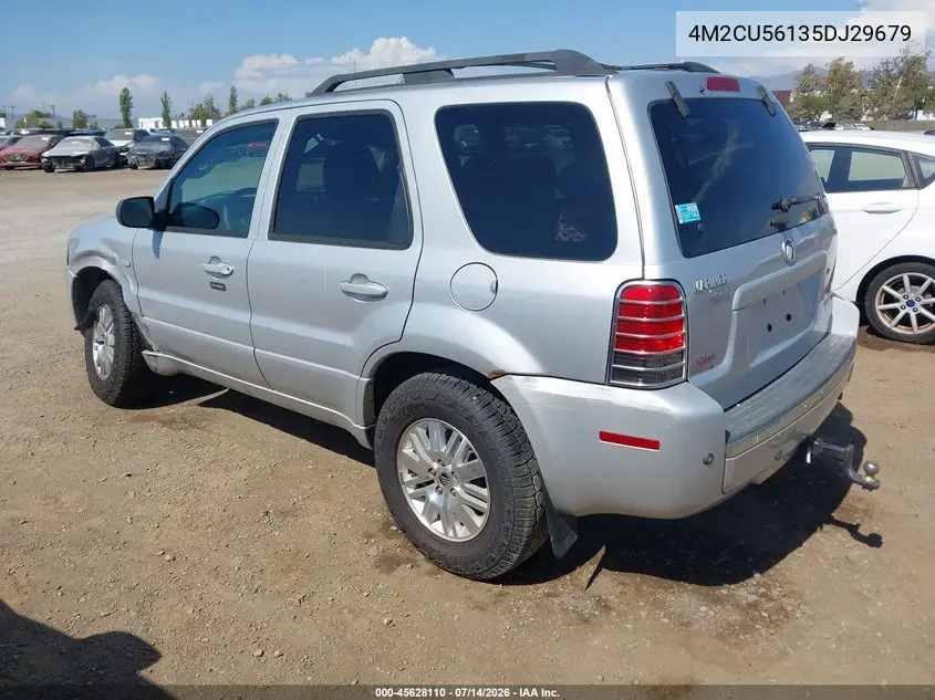2005 Mercury Mariner Luxury/Premier VIN: 4M2CU56135DJ29679 Lot: 45628110