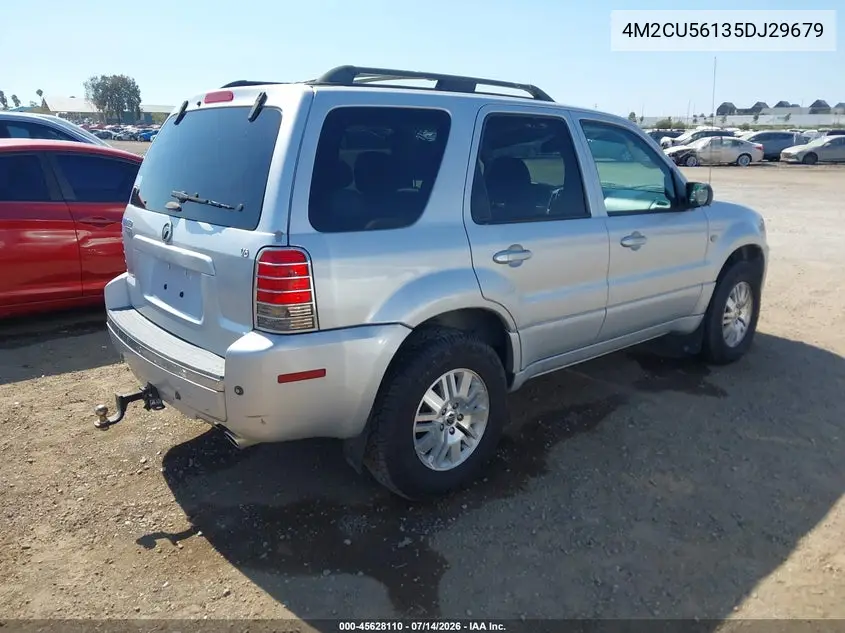 2005 Mercury Mariner Luxury/Premier VIN: 4M2CU56135DJ29679 Lot: 45628110