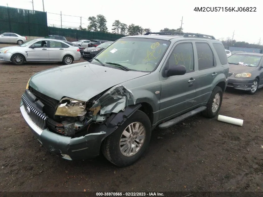 2006 Mercury Mariner Luxury/Premier VIN: 4M2CU57156KJ06822 Lot: 35970565