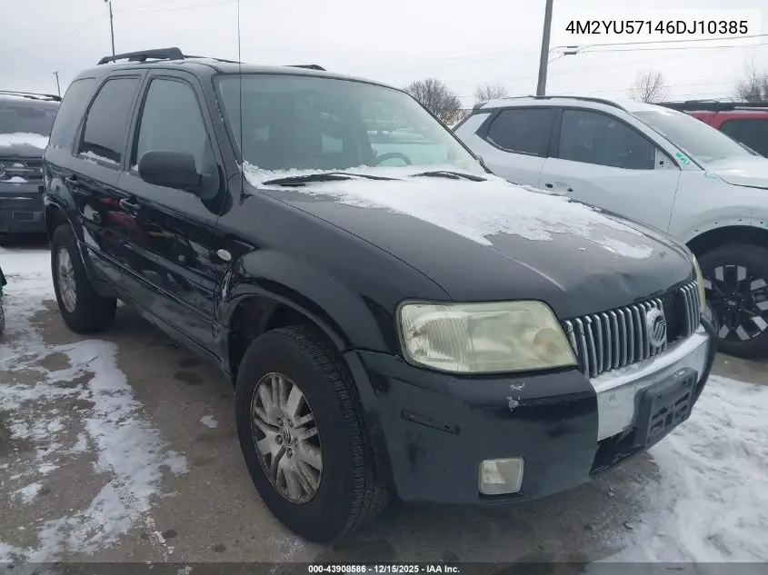 4M2YU57146DJ10385 2006 Mercury Mariner Luxury/Premier