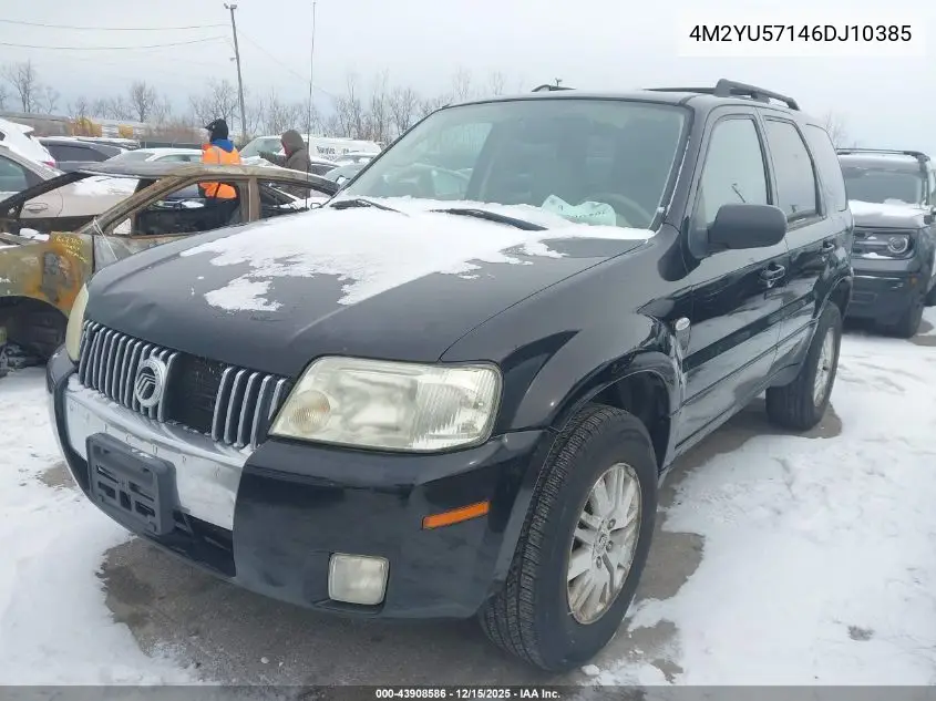 4M2YU57146DJ10385 2006 Mercury Mariner Luxury/Premier